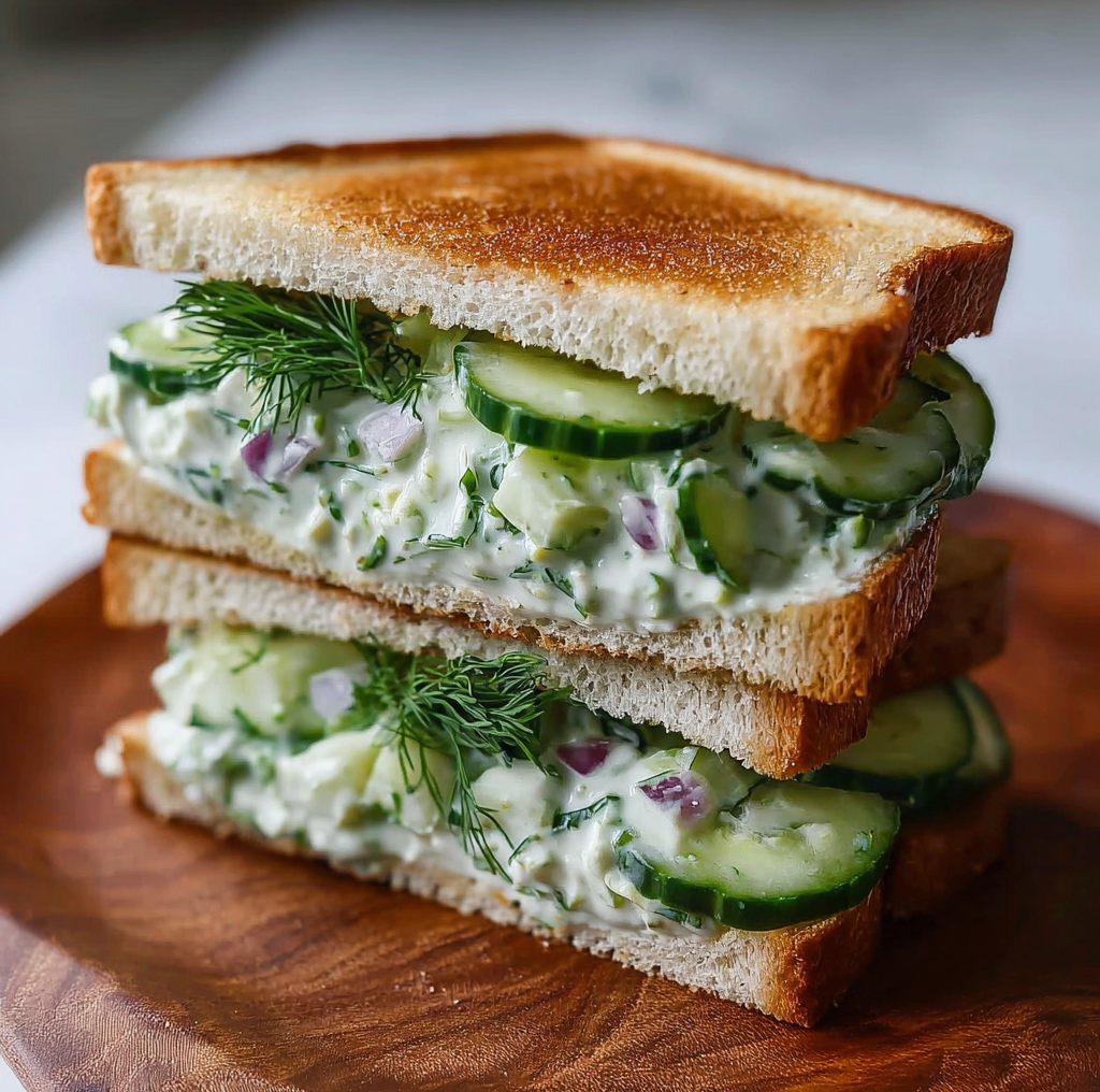 Cucumber Salad Sandwiches