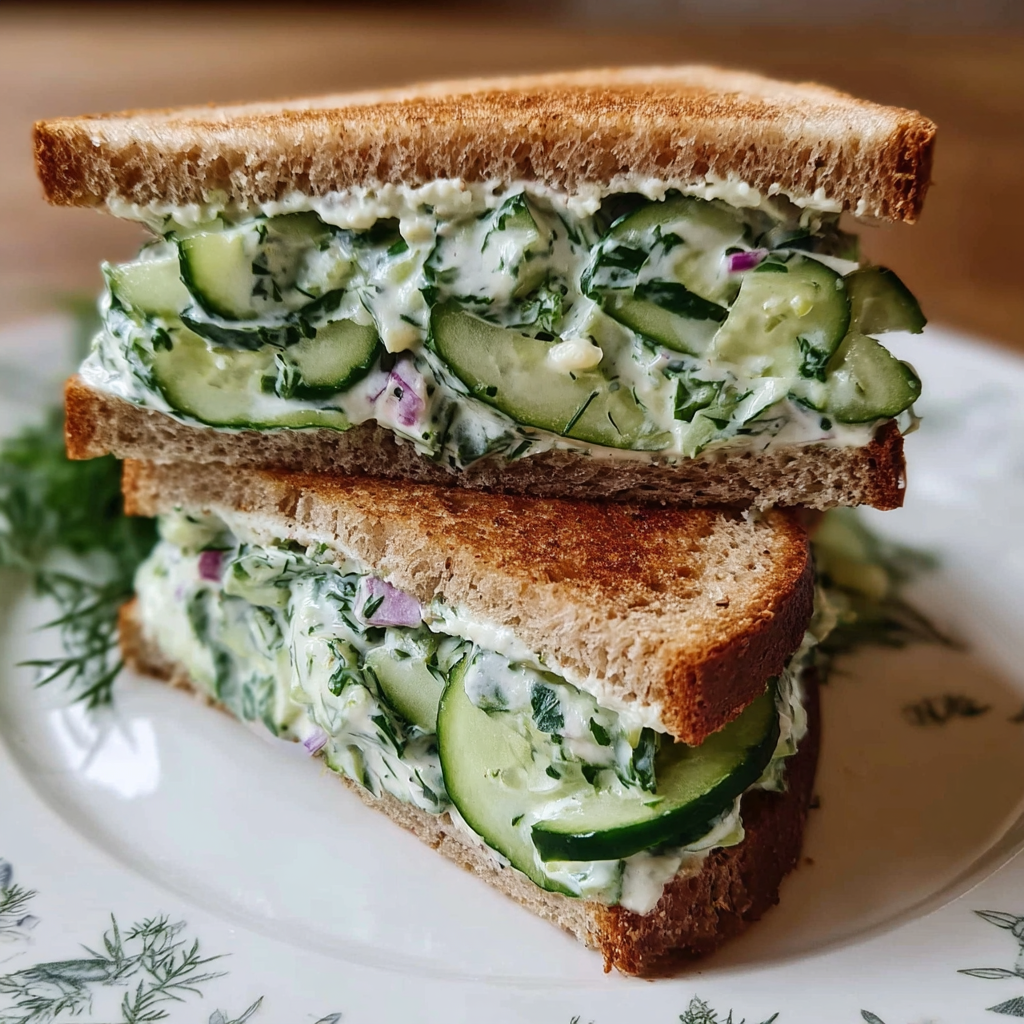 Cucumber Salad Sandwiches