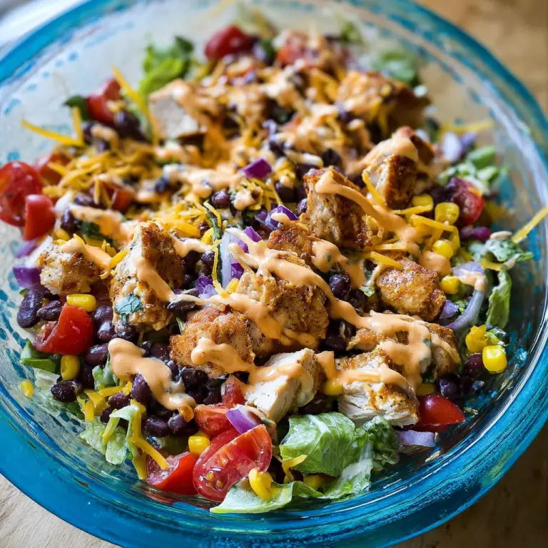High Protein Southwest Chicken Salad