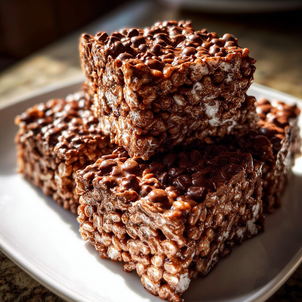 Double Chocolate Rice Krispie Treats