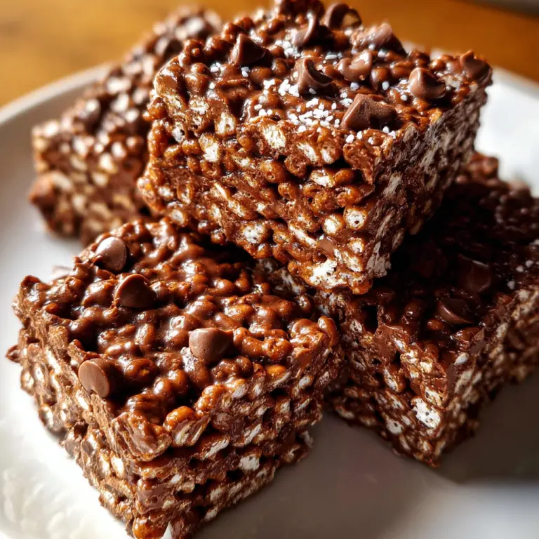 Double Chocolate Rice Krispie Treats
