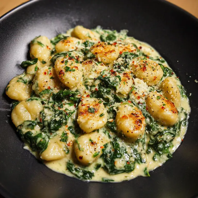 Parmesan Spinach Gnocchi