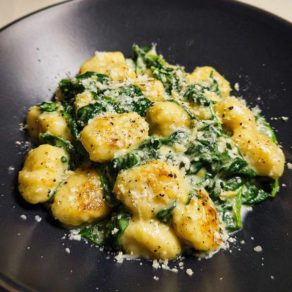 Parmesan Spinach Gnocchi