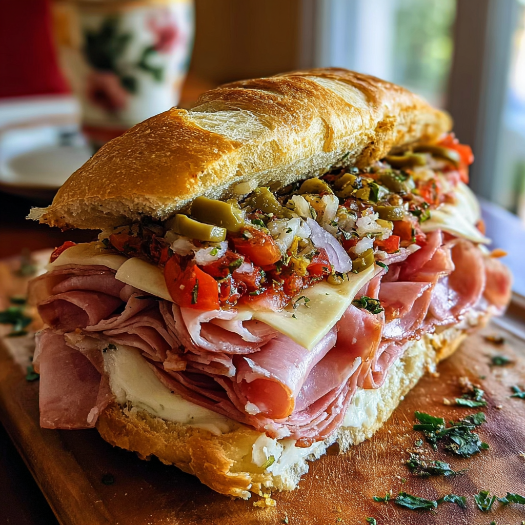 Italian Muffuletta Sandwich
