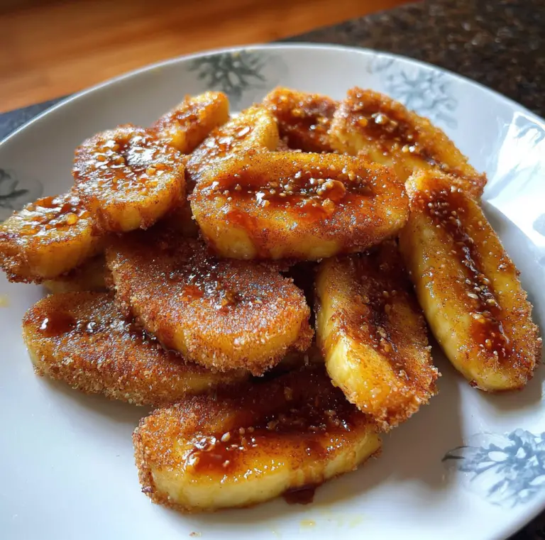 Fried Cinnamon Bananas