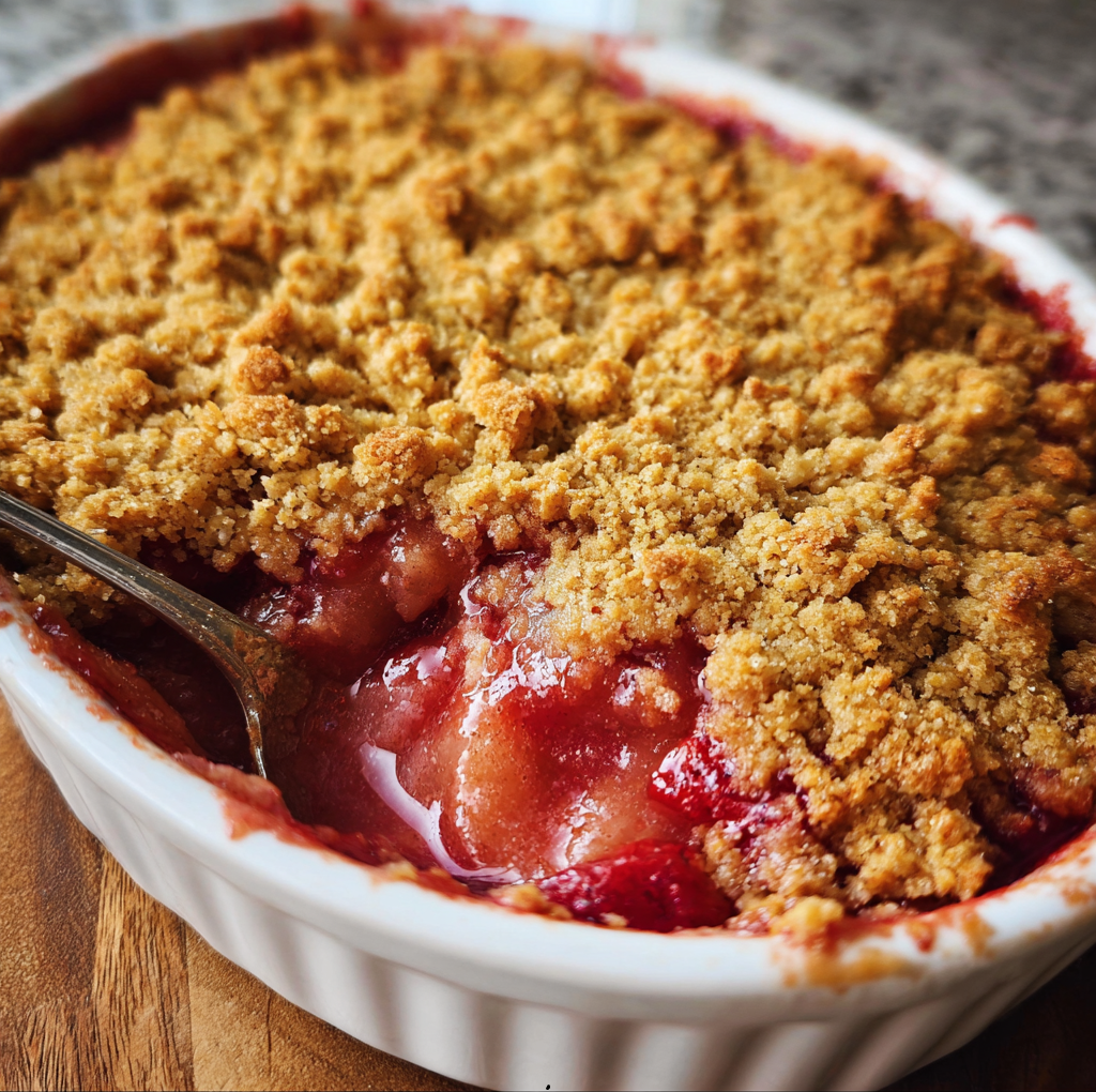 Easy Rhubarb Crisp