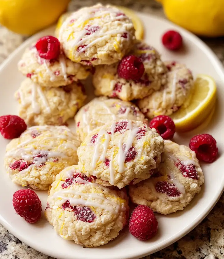 Lemon Raspberry Cookies
