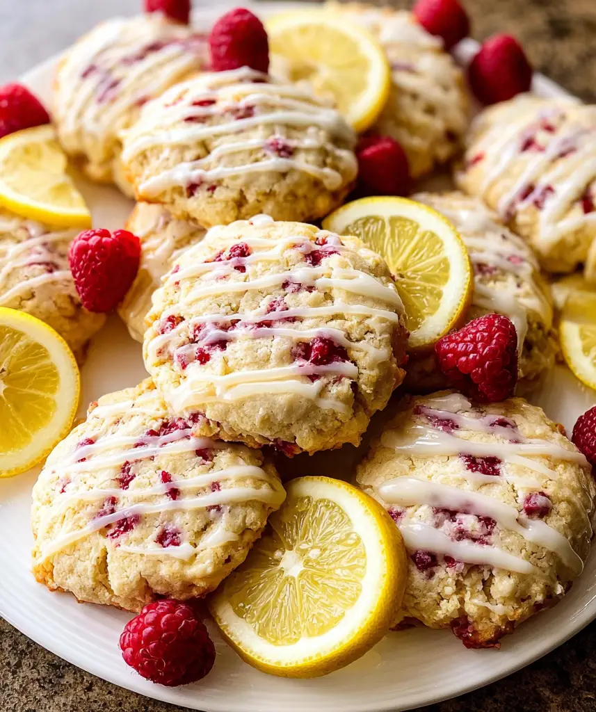 Lemon Raspberry Cookies
